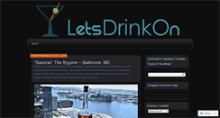 Desktop Screenshot of letsdrinkon.net